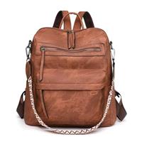 Puwuzixi Womens Fashion Backpack Waterproof Anti-Theft Lightweight PU Travel Multipurpose Convertible Purse Shoulder Bag Handbag Backpack