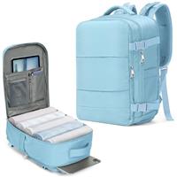 Samfolk Cabin Bags Travel Backpack Carry On Bag Cabin Backpack 11 Pockets Hand Luggage Backpack with USB Port