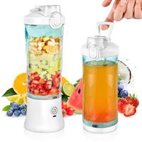 Lychico Portable Blender 600ML, Cordless Personal Blender-for Shakes Smoothies, Leakproof Lid Sip Spout, BPA Free, USB-C Rechargeable, Mini Blender for Protein Shakes, Blends Ice Frozen Fruit