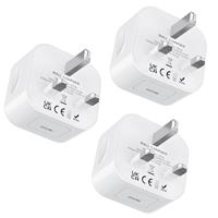 USB C Charger, iPhone Charger Fast Charge 3Pack USB C Adapter Fast Charging 20W Type C Plug Type C Wall Charge i Phone Plug for iPhone 16 15 14 13 12 11 Plus/Pro/Pro Max/Galaxy/Samsung