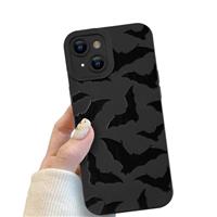 Compatible for iPhone 13 Case, Black Cute Heart Case Design