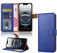 iCatchy for iPhone 16E Case Leather Magnetic wallet Flip Cover Card Holder Kickstand Feature Full Protection Shockproof Phone Cover compatible with iPhone 16e