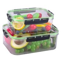 WakiHong 4pcs Stainless Steel Containers With Lids, Meal Pre