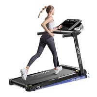 YPOO Treadmills for Home, Folding Treadmill with 8% Incline, 12km/h Walking Pad Foldable, Low Noise Walking Treadmill with Large Running Area, LED Display, 136kg Weight Capacity