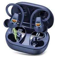 Poounur Wireless Earbuds, Bluetooth 5.4 Headphones with 4 ENC Noise Canceling Mic
