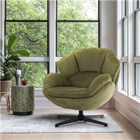 IWMH Accent Chair Set of 2, Swivel Accent Chair for Living Room,Upholstered Armchair with Metal Legs, Swivel Sofa Chair, Wide Leisure Chair