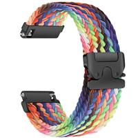 Braided 18mm&20mm&22mm Watch Strap for Samsung Galaxy Watch 7 6 5 4/6 4 Classic/FE/5 Pro/3 Men/Women,Nylon Band for Garmin Vivoactive 5 4 3 4s/Venu 2 3 3s 2s/sq 2/Forerunner 55 245 255 265 265s