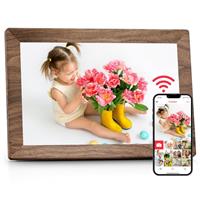 Frameo 10.1 Inch WiFi Digital Picture Frame, Built in 32GB Memory with HD 1280 * 800 IPS Touch Screen Display Digital Photo Frame, Auto Rotate, Easy Share Photos or Videos via Frameo APP