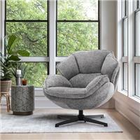 IWMH Accent Chair Set of 2, Swivel Accent Chair for Living Room,Upholstered Armchair with Metal Legs, Swivel Sofa Chair, Wide Leisure Chair
