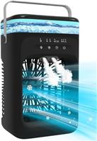 Omeyo Portable Air Cooler, Mini Mobile Air Conditioner, RGB 7 LED Light, Timed function Modes Room Cooler, Air Coolers for Home, Office, Bedroom