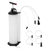 M.J COMFY-LIFE Manual Vacuum Oil Pump 7L Fluid Extractor Suction Pump for Oil, Petrol & Fuel Transfer, Includes 4 Tubes, Suitable for Cars, Motorbikes & Marine Engines