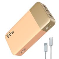 NOBIS Power Bank, 35W 20000mAh Portable Charger, USB C Fast Charging, 4 Ports External Battery Pack with LED Digital Display, Compatible with Laptop, Phone 15 14 13 Pro S23 S22
