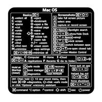 Mac OS Shortcuts Sticker,Keyboard Shortcuts Sticker for Mac