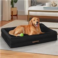 Renvix Orthopedic Dog Bed, Waterproof Dog Sofa Bed with Removable Washable Cover, Soft Egg Foam Pet Bed, Non-Slip Bottom and Four-Sided Bolster Cushion