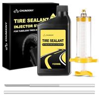 CHUMXINY Tubeless Tyre Sealant, Injectable MTB Tyre Sealant, Seals Air Holes Up to 6.5 mm, Suitable for Mountain Bike and Road Bike Tires