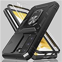 for Samsung S22 Plus Case with Camera Cover Slider, 2*Screen
