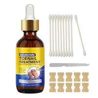 Ingrown Toenail Treatment - Ingrowing Toenail Treatment, Toenail Softener for Pain Relief, Ingrowing Toenail Kit with Nail File & Nail Patches