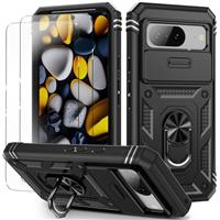 for Samsung S22 Plus Case with Camera Cover Slider, 2*Screen