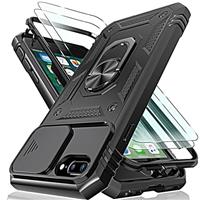 for Samsung S22 Plus Case with Camera Cover Slider, 2*Screen
