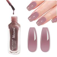 Nail Polish Chip Resistant Nude Nail Polish Vegan Quick Dry Streak Free Long Lasting Brightening Nail Lacquer for Girls Women,0.35 fl oz