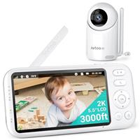 Jartoo 2K Video Baby Monitor with Camera and Audio