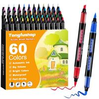 Tongfushop Dual-Tip Acrylic Paint Pens, Fast Drying Acrylic Markers