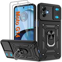 Pilaru Shockproof Case for Motorola G14 Phone Military-Grade