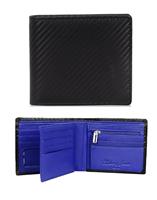 Hudson & James Genuine Leather RFID Blocking Wallet Mens with Card Holder, banknote compartments Zip Coin Pocket Minimalist Wallets for Men UK with Gift Box