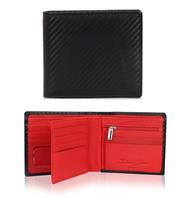 Hudson & James Genuine Leather RFID Blocking Wallet Mens with Card Holder, banknote compartments Zip Coin Pocket Minimalist Wallets for Men UK with Gift Box