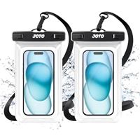 JOTO Waterproof Phone Pouch Cellphone Dry Bag Case for iPhone 16 15 14 13 12 Pro Plus Max XR X 8 7 6S SE, Galaxy S23 S22 S22+ S21 up to 7 -Clear