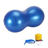 JF HOME BLISS Peanut Ball Therapy with Pump, Sensory Gym Ball for Yoga, Pilates, Core Training & Balance, PVC Exercise Ball for Autism, Posture Fitness Equipment for Kids Children Adults (90x45CM)