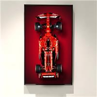 ICUANUTY Display Wallboard for Lego Technic Ferrari SF-24 F1 Car 42207, Compatible with Lego Ferrari F1 Car Display Frame, Gift Ideas for Lego Car Wall Mount Display Lovers, Only Wall Frame! 75x45cm