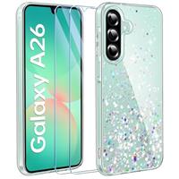 ivencase Clear Glitter Case Compatible with Samsung Galaxy