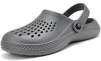 sportvibe Mens Clogs Breathable Mules Sandals Non-Slip Garden Work Shoes - Ideal for Summer Holidays Pool Hospital School Indoor Home Lightweight Slippers Unisex