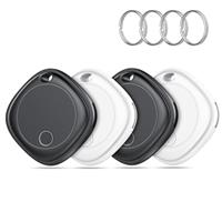 Air Tag Tracker Bluetooth Item Finder - 4 Pack,Key Finder Locator Compatible with Apple Find My (iOS Only), IP67 Waterproof, Replaceable Battery,Tracking Tag for Keys, Suitcase, Bag, Wallet
