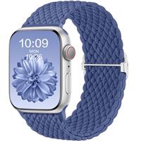 CeMiKa Braided Solo Loop Straps Compatible with Apple Watch Strap 38mm 40mm 41mm 42mm 44mm 45mm 46mm 49mm, Stretchy Straps Elastic Sport Band for Apple Watch SE/iWatch Series 10 9 8 7 6 5 4 3 Ultra 2