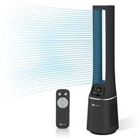 PureMate 43-inch Tower Fan with Air Purifier & Aroma Function, 3 Speed, LED Display, 8-H Timer, Oscillating Portable Electric Floor Bladeless Fan for Bedroom