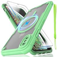 for iPhone 12 Pro Max Case, Translucent Matte Back Compatibl