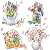 fanquare Round Placemats Set of 6 Rose Gold PVC Woven Placem