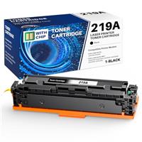 219A Toner Cartridge: With Chip Compatible for HP 219A W2190A with Color LaserJet Pro MFP 3302FDW 3302SDW 3302FDN 3302FDNG 3302FDWG 3302SDWG 3202DN 3202DW W2190X W2191X W2192X W2193X(1 Black)