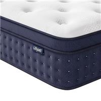 Uliyati Hybird Mattress with Breathable Memory Foam Top, Medium Firm Pocket Sprung Mattress with 7 Zoned Support