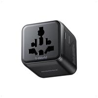 MOMAX Universal Travel Adapter Mini Version, US to UK Plug Adaptor, UK to Japan Plug Adapter, International Power Adapter for Most Europe, Australia (No USB Port)