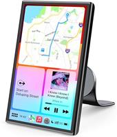Avylet 7'' Wireless Car Stereo with Apple Carplay & Android Auto, Portrait & Landscape Screen, OTA, Magnetic Mount, Portable Car Stereo, GPS Navigation, Bluetooth/Voice Control/Mirror Link