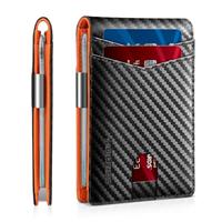 Mens Wallets Slim RFID Blocking Card Holder with Up to 12 Credit Card Wallet, Money Clip Bifold Leather Wallet with ID Window, Perfect Wallets for Men UK with Gift Box