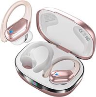 Wireless Earbuds Bluetooth Headphones 80hrs Playback Ear Buds Power Display with Noise Canceling Mic Headsets for Sports/Workout/Running