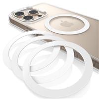 Lamicall for MagSafe Ring Sticker - [4 Pack] Ultra Strong Metal Ring, Universal Magnetic Ring Support Wireless Charger Conversion Kit for iPhone 16/15/14/13/12/11 Series, Galaxy, Android Accessories