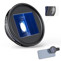 NEEWER 2 in 1 Smartphone Lens Kit, 0.75x Wide Angle 2x Macro Phone Lens Compatible with iPhone Samsung Android Cellphone, Detachable HD Lens with 17mm to 37mm Adapter Ring & Lens Filter Adapter, LS-60