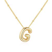 SYYHSYAL Gold Bubble Letter Necklace for Women,18k Gold Plated Balloon Initial Letter Pendant Necklace Charm Pendant Necklaces Gold Jewelry Birthday Gifts Women Teen Her Mom Grandma Wife Sister