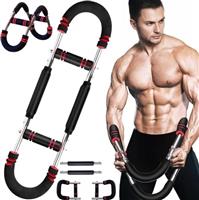 WIAZUQS Twister Arm Trainer, Chest Exerciser for Men, Adjustable Chest Trainer Men, Arm Exercise Equipment, Chest Workout Equipment, Portable Spring Resistance for Home Workout Equipment