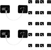 12 Pcs Refrigerator Locks,Black Fridge Lock with Keys,Adhesi